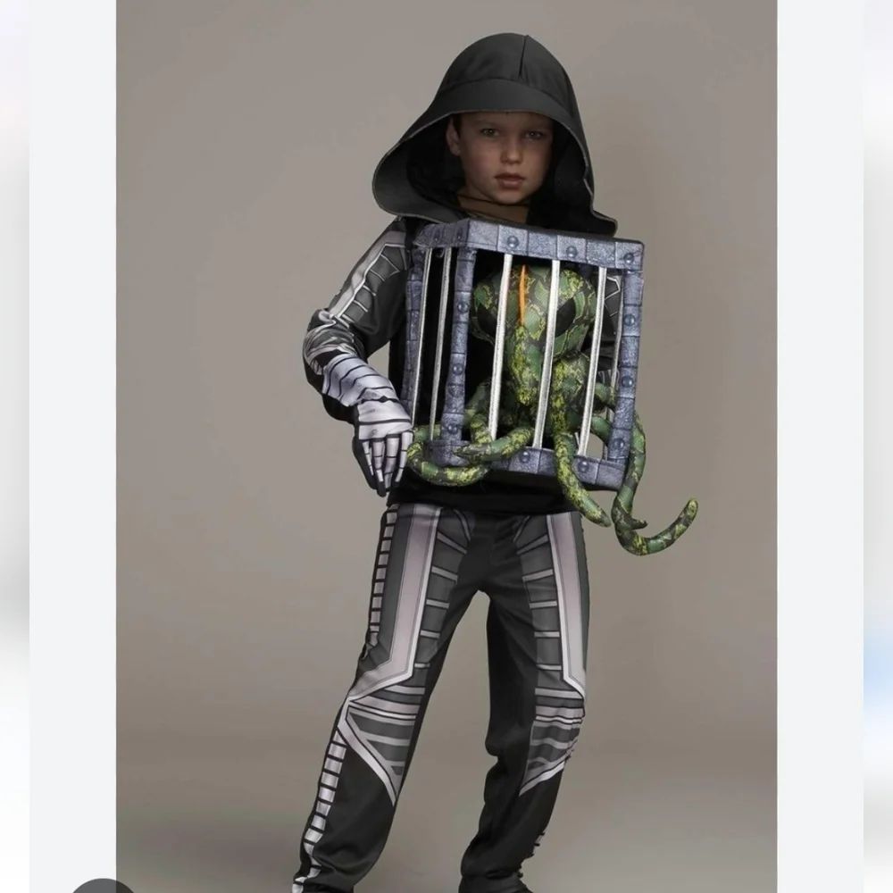 Chasing Fireflies Kids Alien Cage Costume - Size 12-14